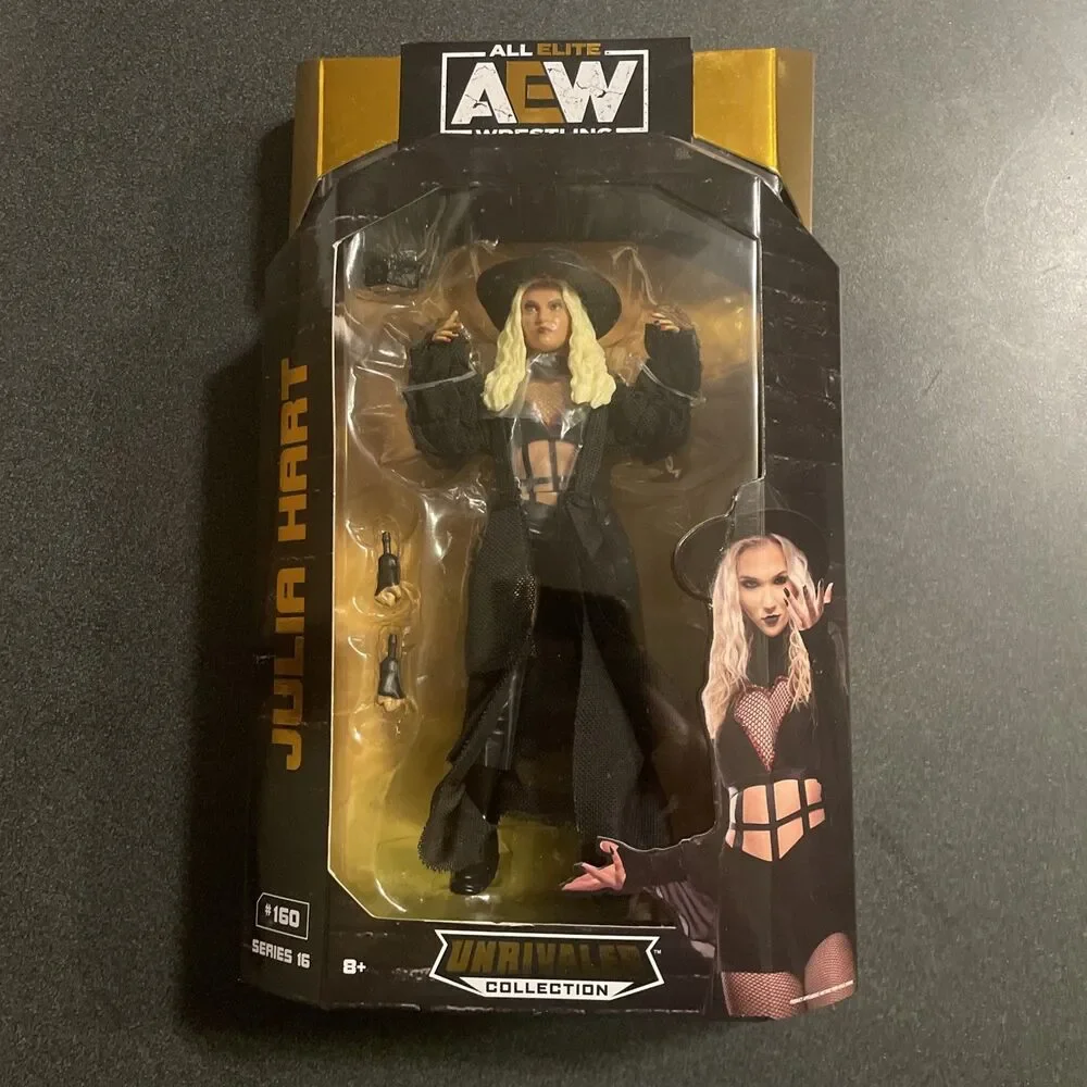 Jazwares AEW Unrivaled Collection Series 16 JULIA HART #160 Wrestling Figure NEW